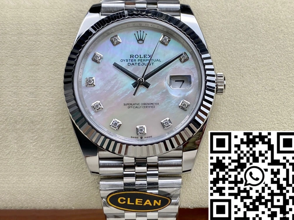 M126334-0020 Dial Factory Datejust Rolex Clean Mother-of-pearl 1007